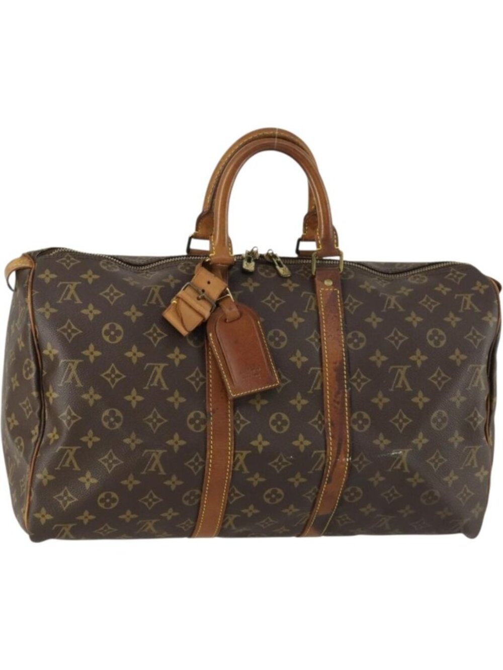 LOUIS VUITTON Monogram Keepall 45 Boston Bag M41428